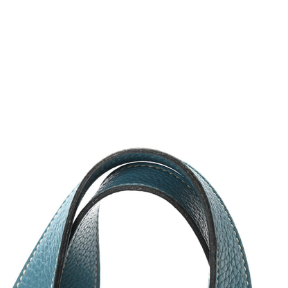 Hermes Taurillon Clemence Picotin Lock 18 PM Blue Jean 12 of 12