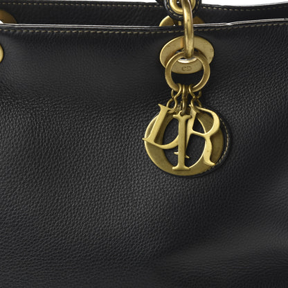 Christian Dior Grained Calfskin Large Lady Dior Black 10 of 10