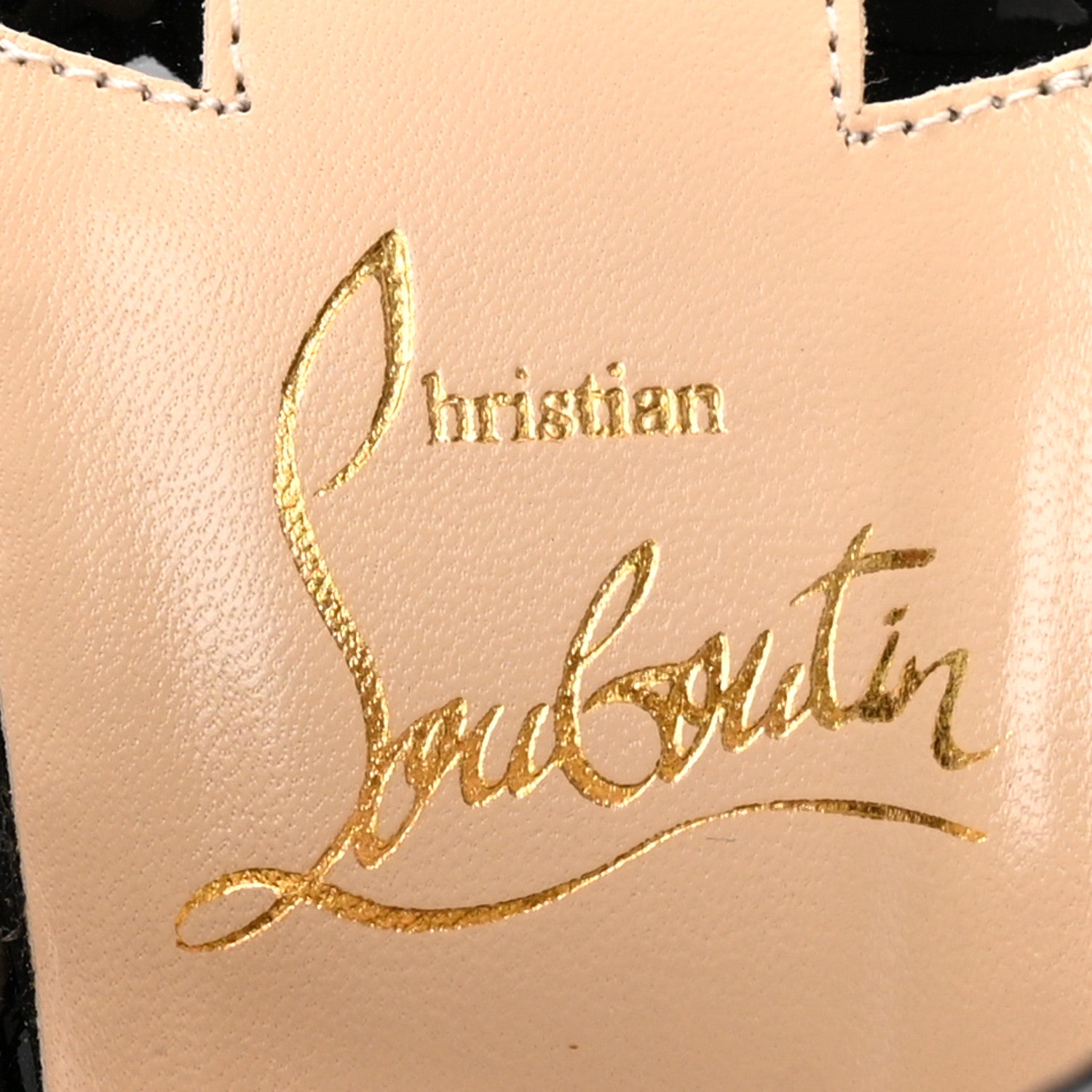 Christian Louboutin Patent Beltega 120 Sandals 38 Black 7 of 9