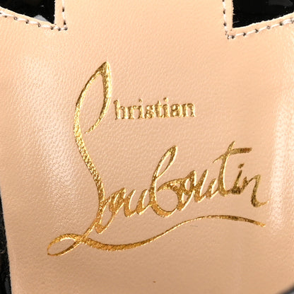 Christian Louboutin Patent Beltega 120 Sandals 38 Black 7 of 9