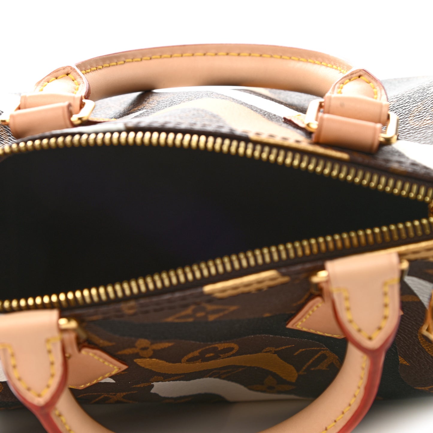 X LOL Monogram Speedy BB Gold Silver