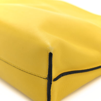 Loewe Calfskin Mini Flamenco Knot Clutch Mustard 12 of 12