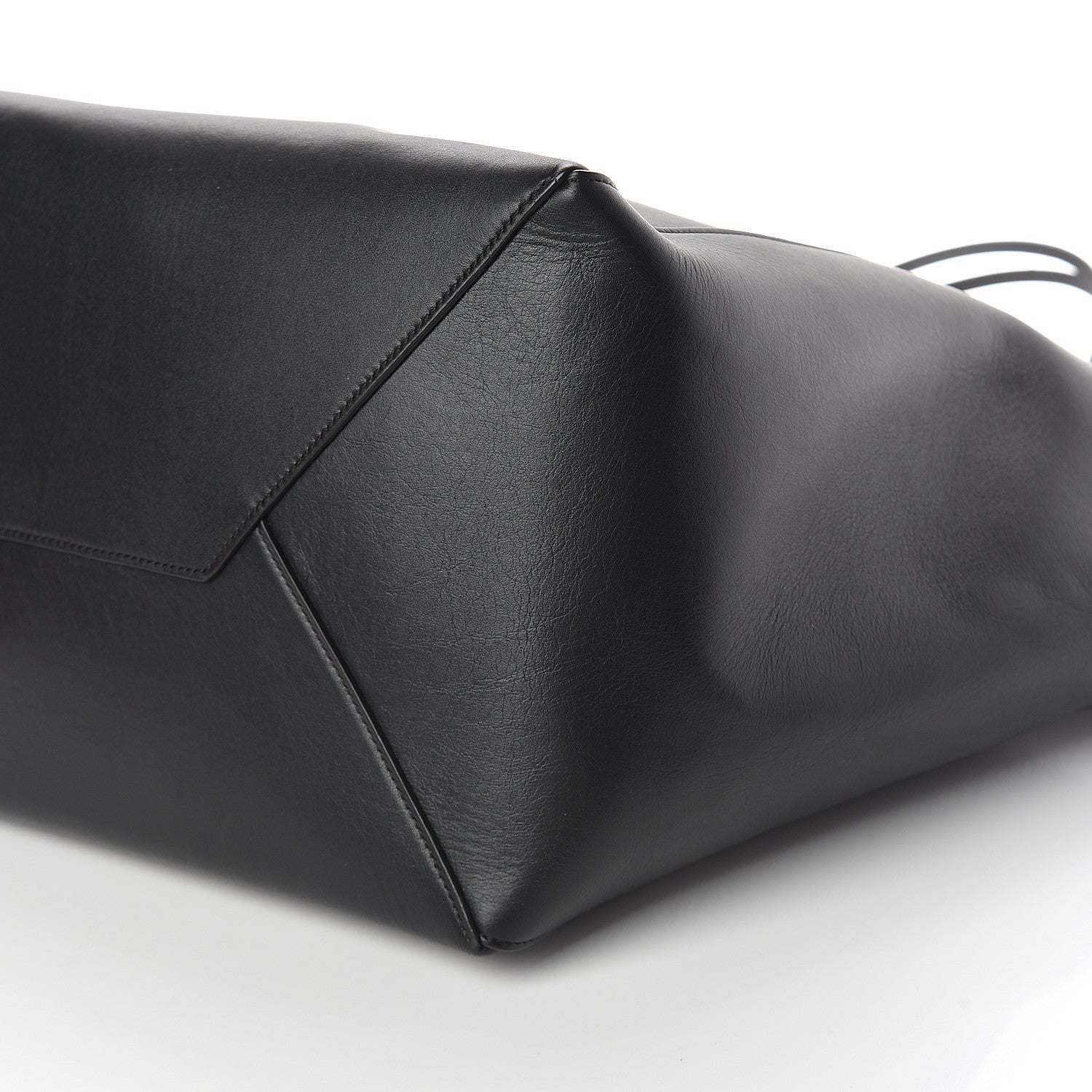 Celine Calfskin Large Clasp Cabas Black 8 of 8