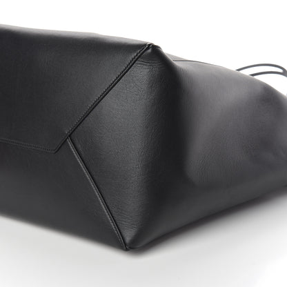 Celine Calfskin Large Clasp Cabas Black 8 of 8