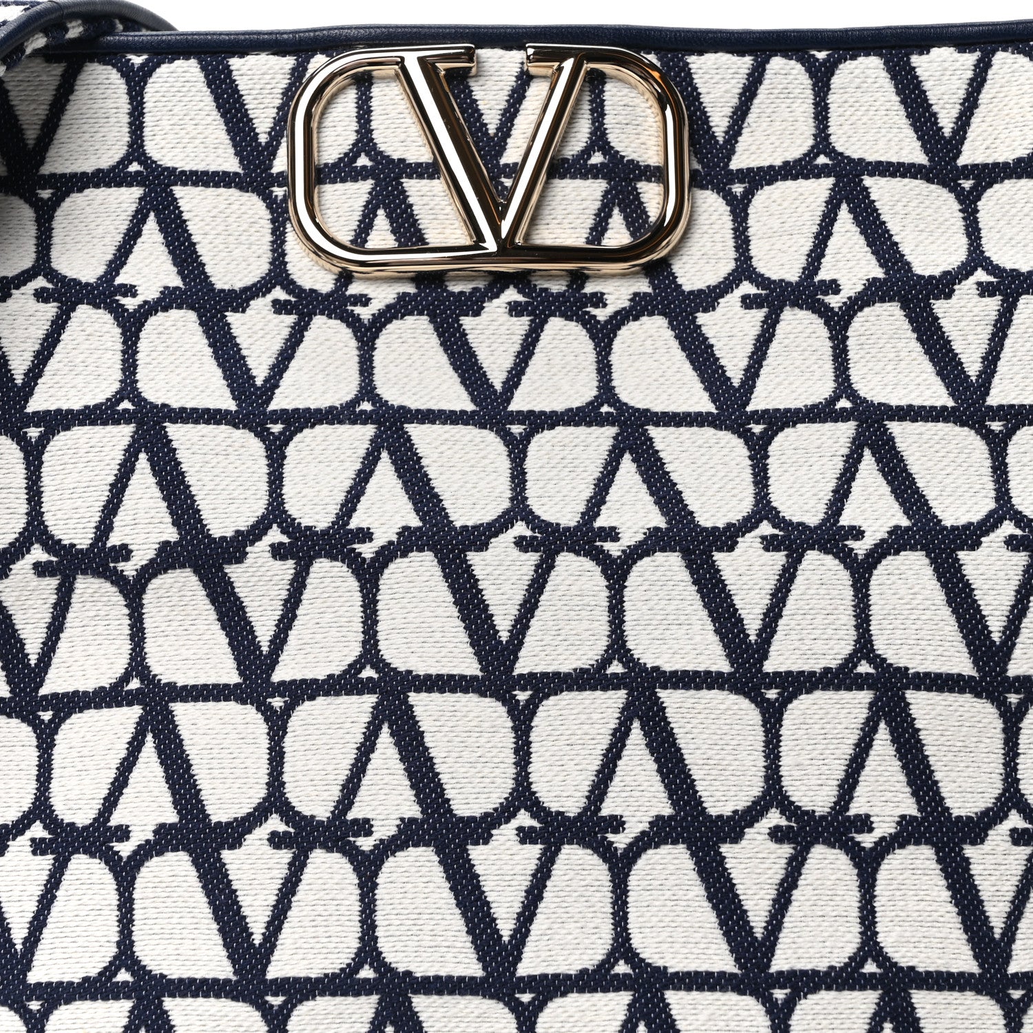 Valentino Garavani Toile Iconographe Vlogo All In Shopping Bag White Worker 8 of 10