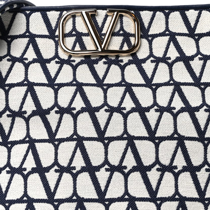 Valentino Garavani Toile Iconographe Vlogo All In Shopping Bag White Worker 8 of 10