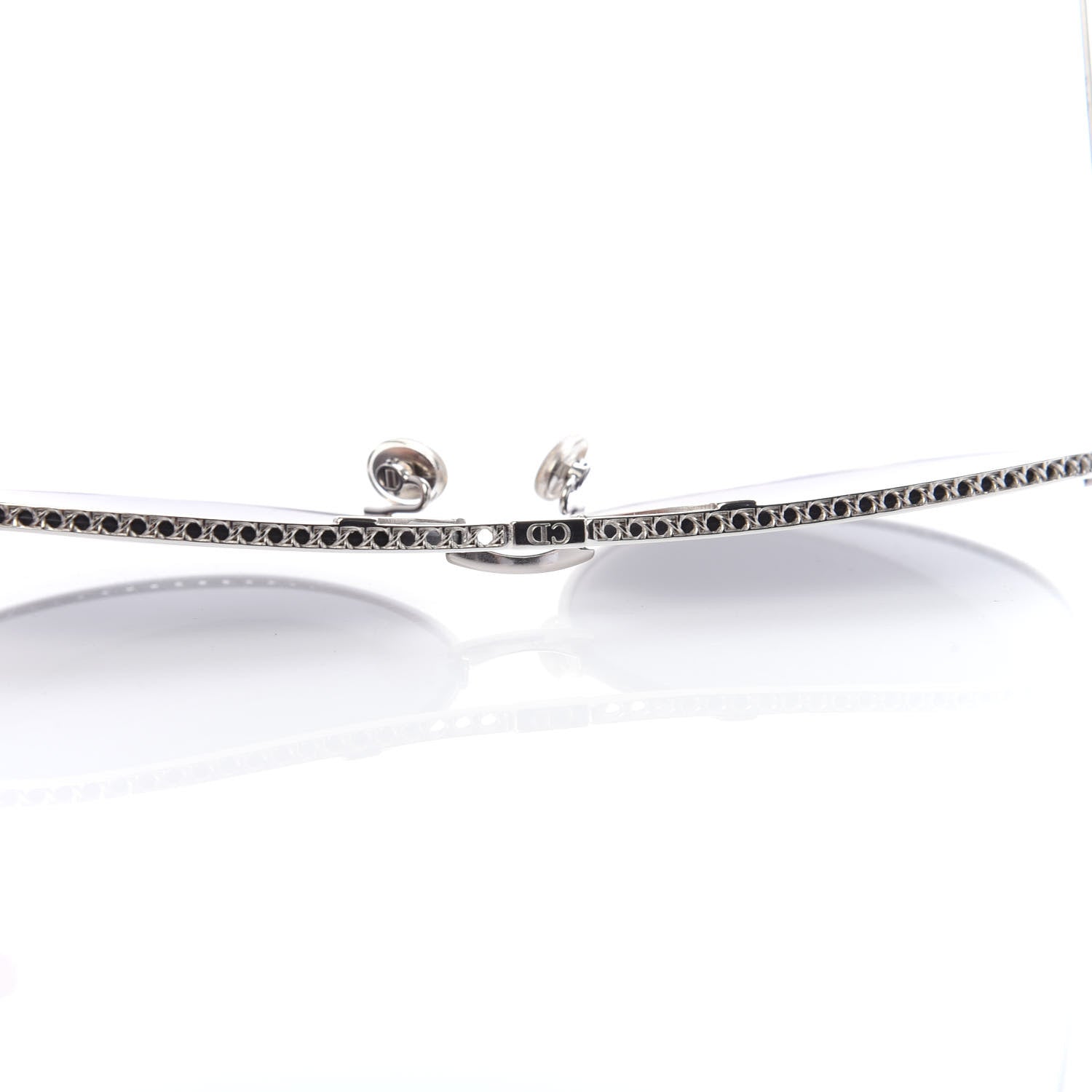 Christian Dior Pilot Diorbydior Sunglasses Silver 5 of 8