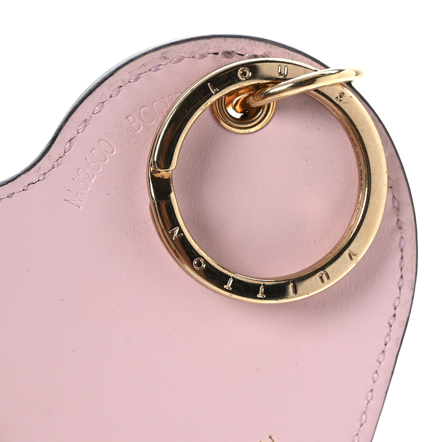 Vernis Degrade Heart Bag Charm Pink