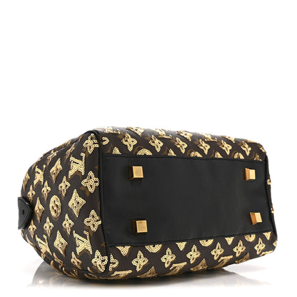 Louis Vuitton Monogram Sequins Eclipse Speedy 28 Gold 4 of 10