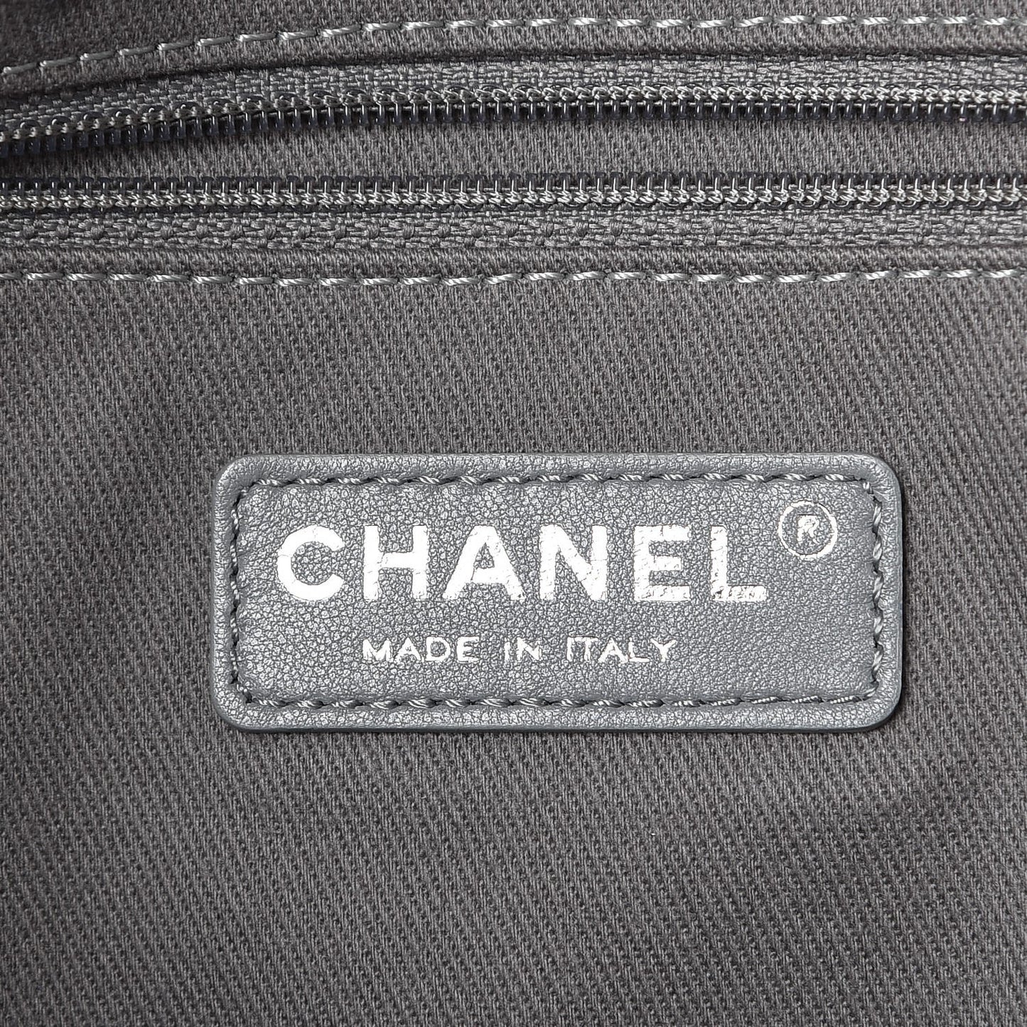 Canvas Small Deauville Tote Grey