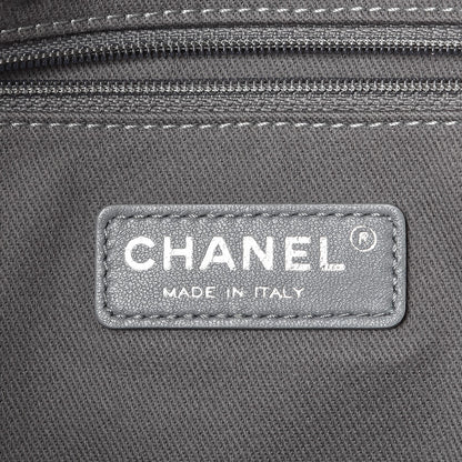 Chanel Canvas Small Deauville Tote Grey 6 of 8