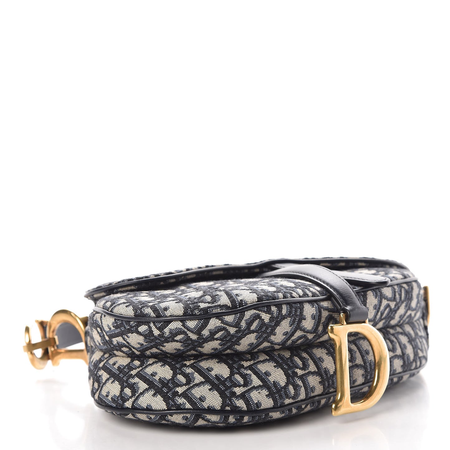 Oblique Saddle Bag Blue