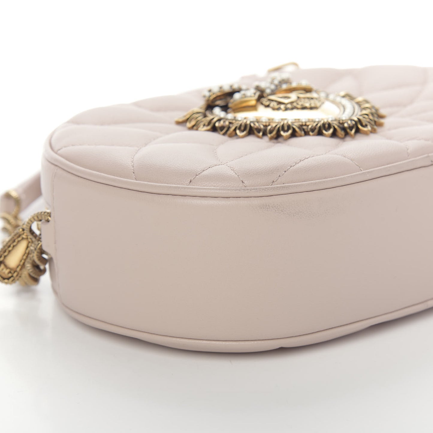 Calfskin Devotion Crossbody Bag Cipria