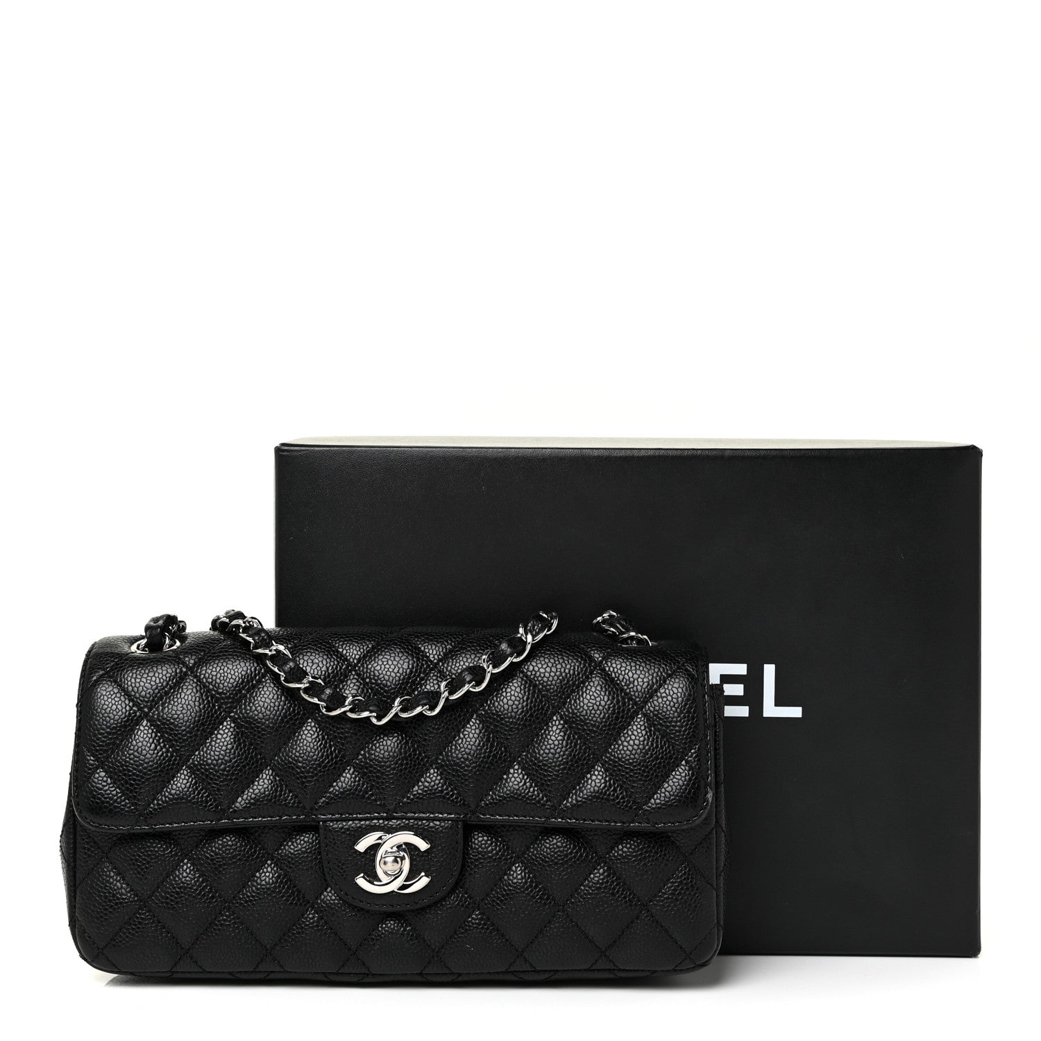 Chanel Caviar Quilted East West Flap Black 21 of 21