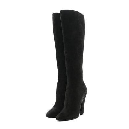 Saint Laurent Knee High Boots 36.5 Black 3 of 13