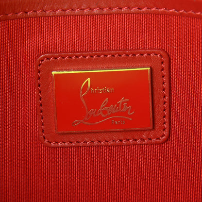 Christian Louboutin Calfskin Studded Loubiposh Chain Clutch Fluo Yellow 6 of 8