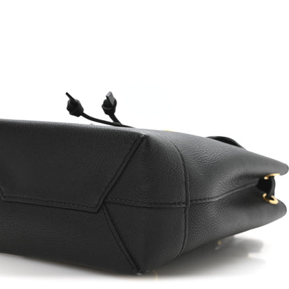 Louis Vuitton Calfskin Lockme Mini Backpack Black 10 of 10