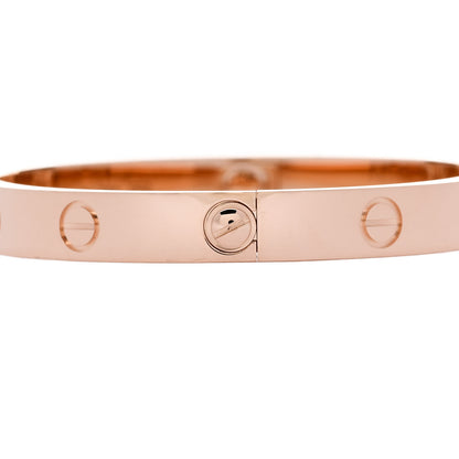 Cartier 18K Pink Gold LOVE Bracelet 16 4 of 9