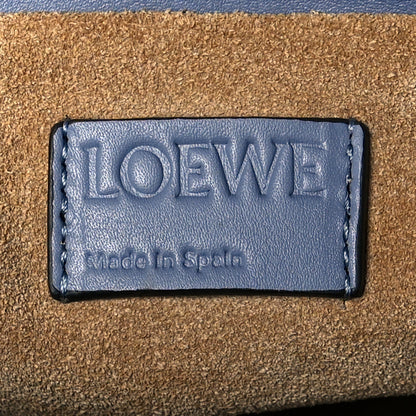 Loewe Calfskin Mini Flamenco Knot Bag Indigo Tan 6 of 11