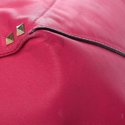Valentino Garavani Nappa Medium Rockstud Soft Tote Pop Fuxia 21 of 23