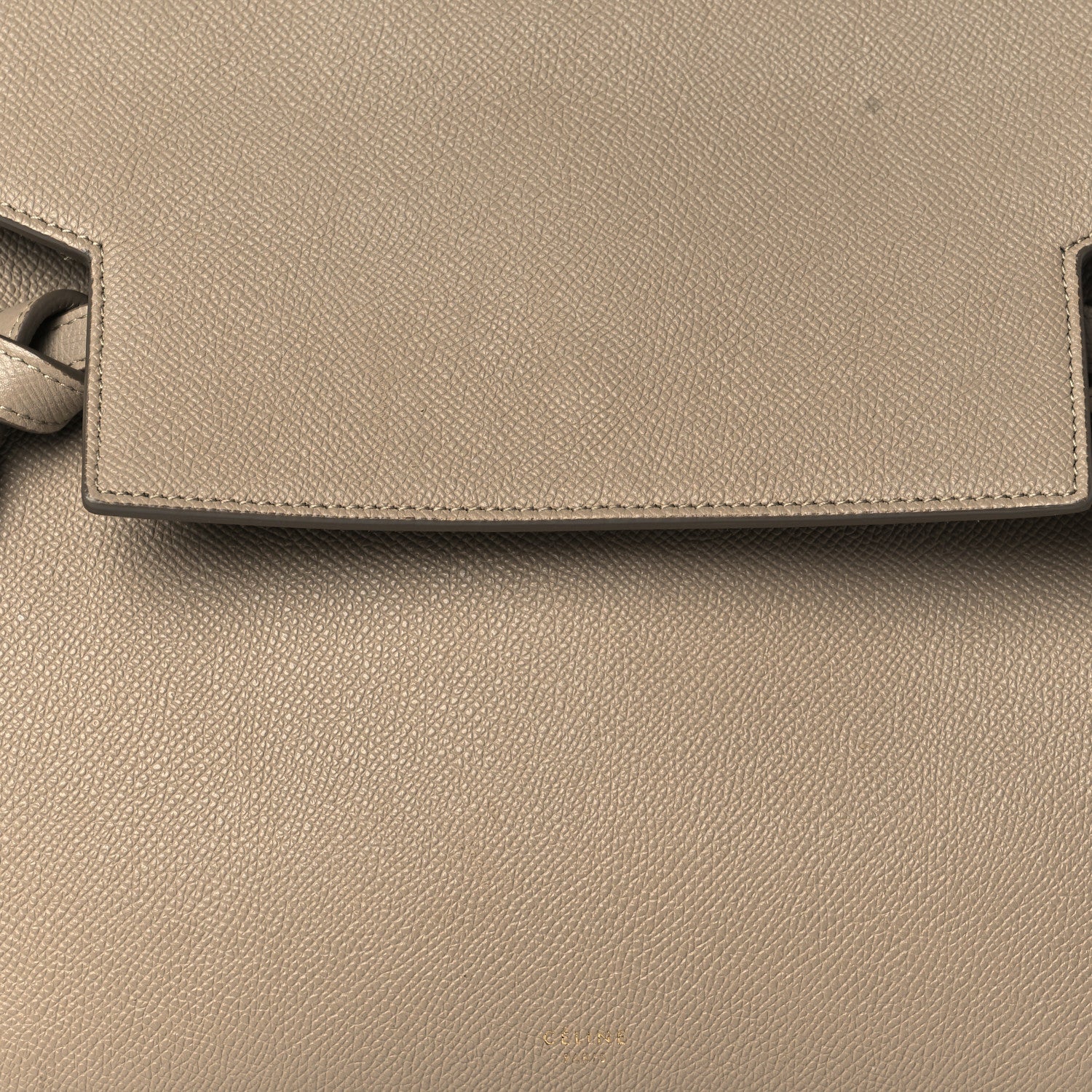 Celine Grained Calfskin Mini Belt Bag Dune 7 of 9