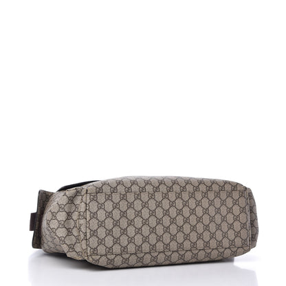 Gucci GG Plus Monogram Messenger Diaper Bag Dark Brown 4 of 10