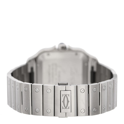 Cartier Stainless Steel 39.8mm Santos De Cartier Automatic Watch Grey 3 of 5