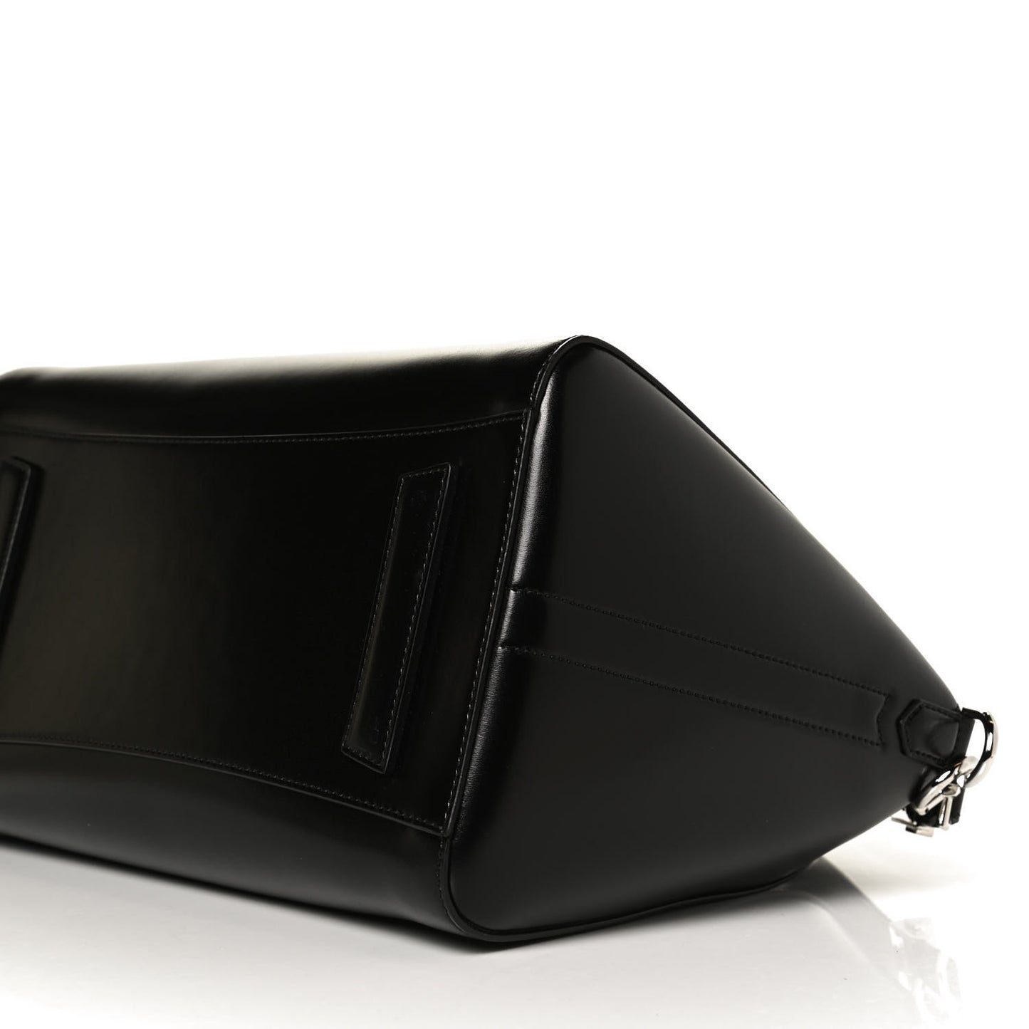 Shiny Lord Calfskin Medium Antigona Black