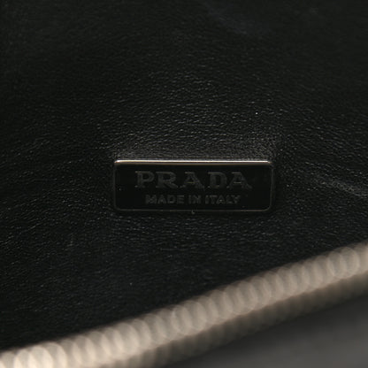 Prada City Calf Ouverture Bucket Bag Talco Black 6 of 11