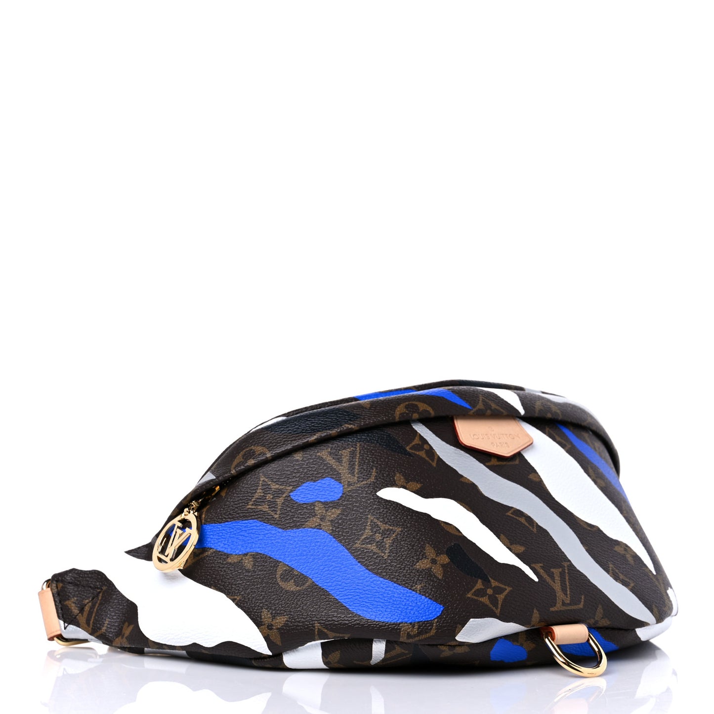 X LOL Monogram Bumbag Blue Silver