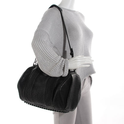 Alexander Wang Pebbled Lambskin Rocco Black Matte Black Hardware 2 of 8