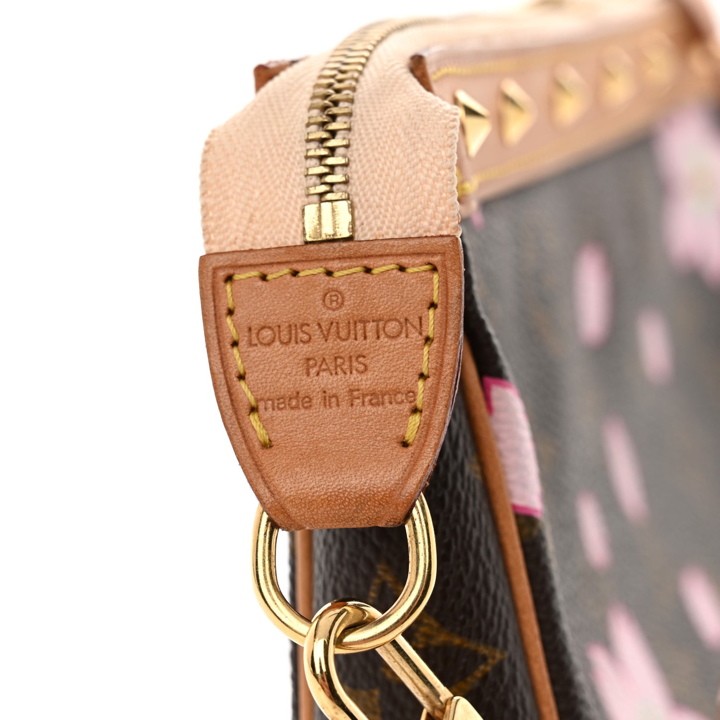 Monogram Cherry Blossom Pochette Accessories Brown