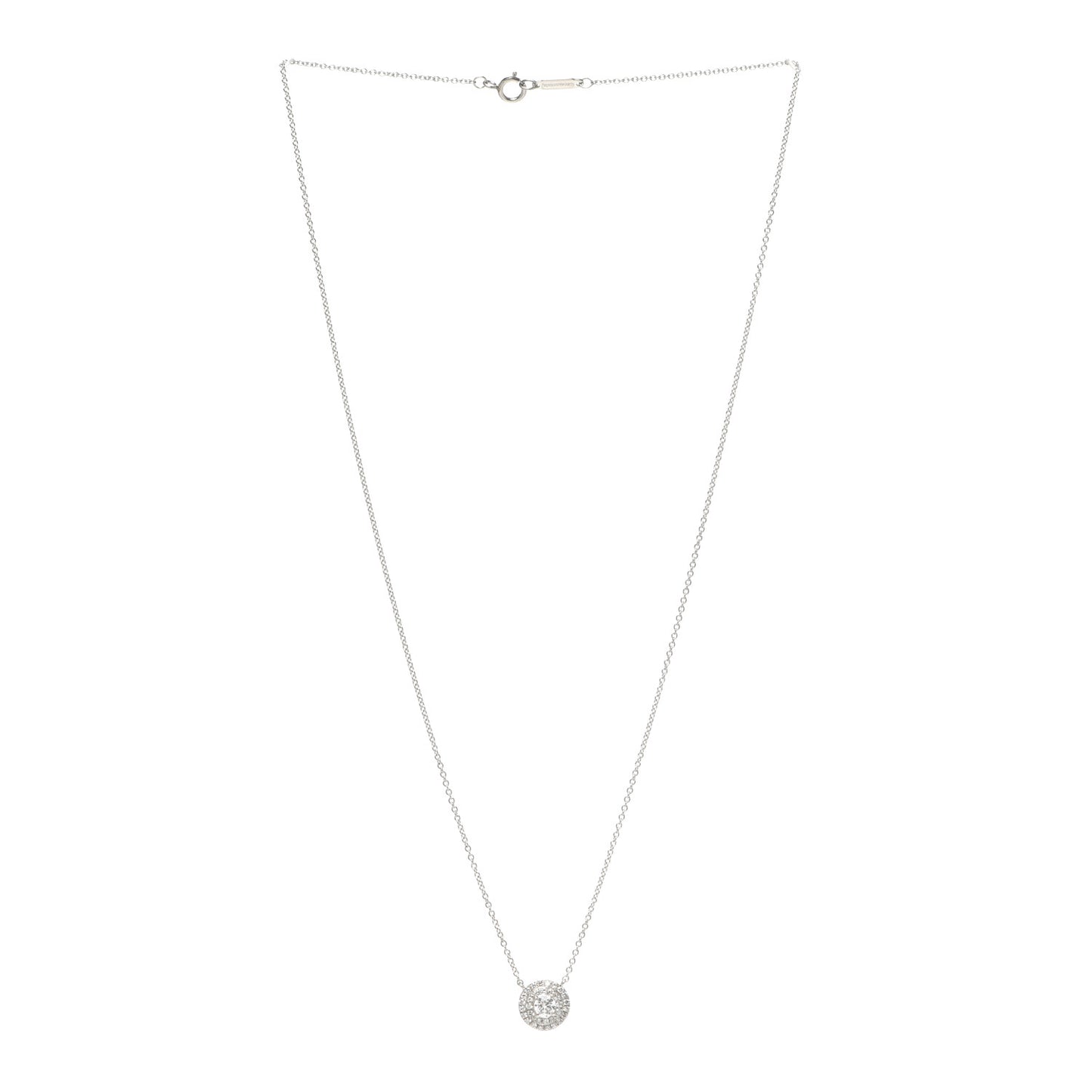 Platinum Diamond Soleste Pendant Necklace