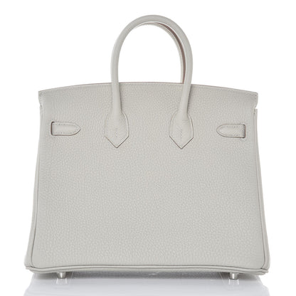 Hermes Togo Birkin 25 Gris Perle 4 of 33