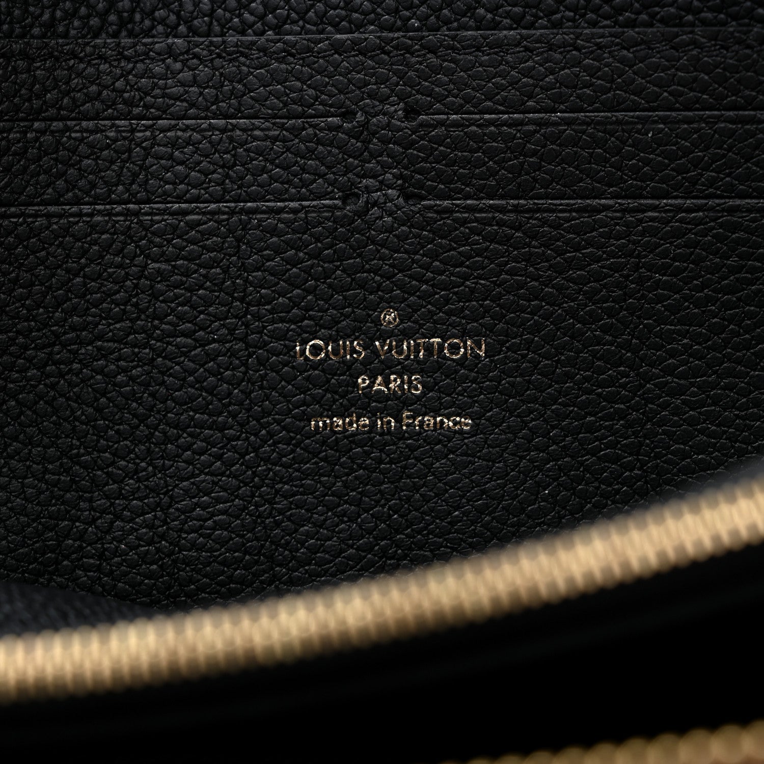 Louis Vuitton Empreinte Clemence Wallet Black 6 of 8