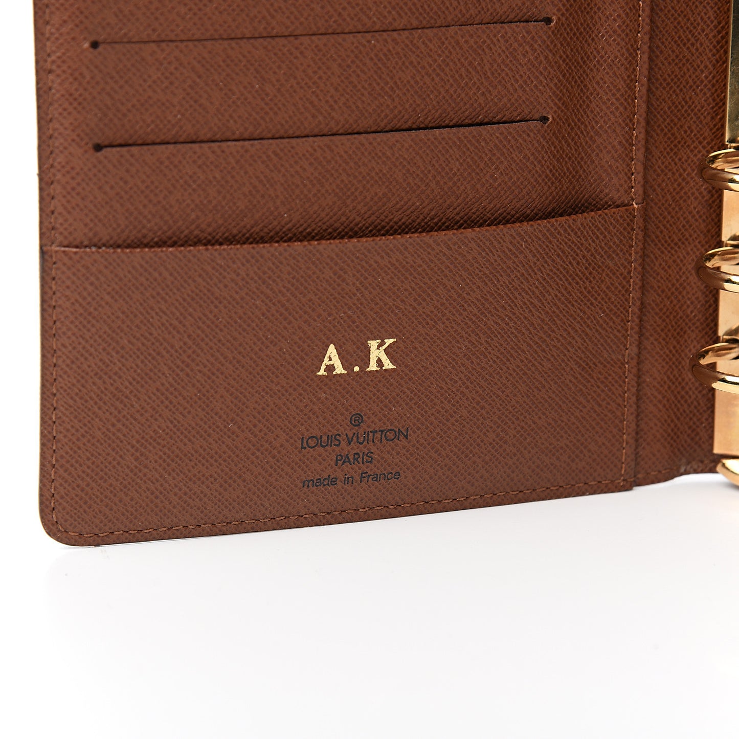 Monogram Medium Ring Agenda Cover