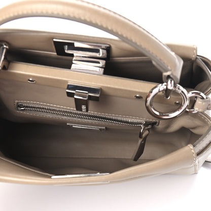 Fendi Nappa Mini Peekaboo Iconic Satchel Tortora 4 of 4