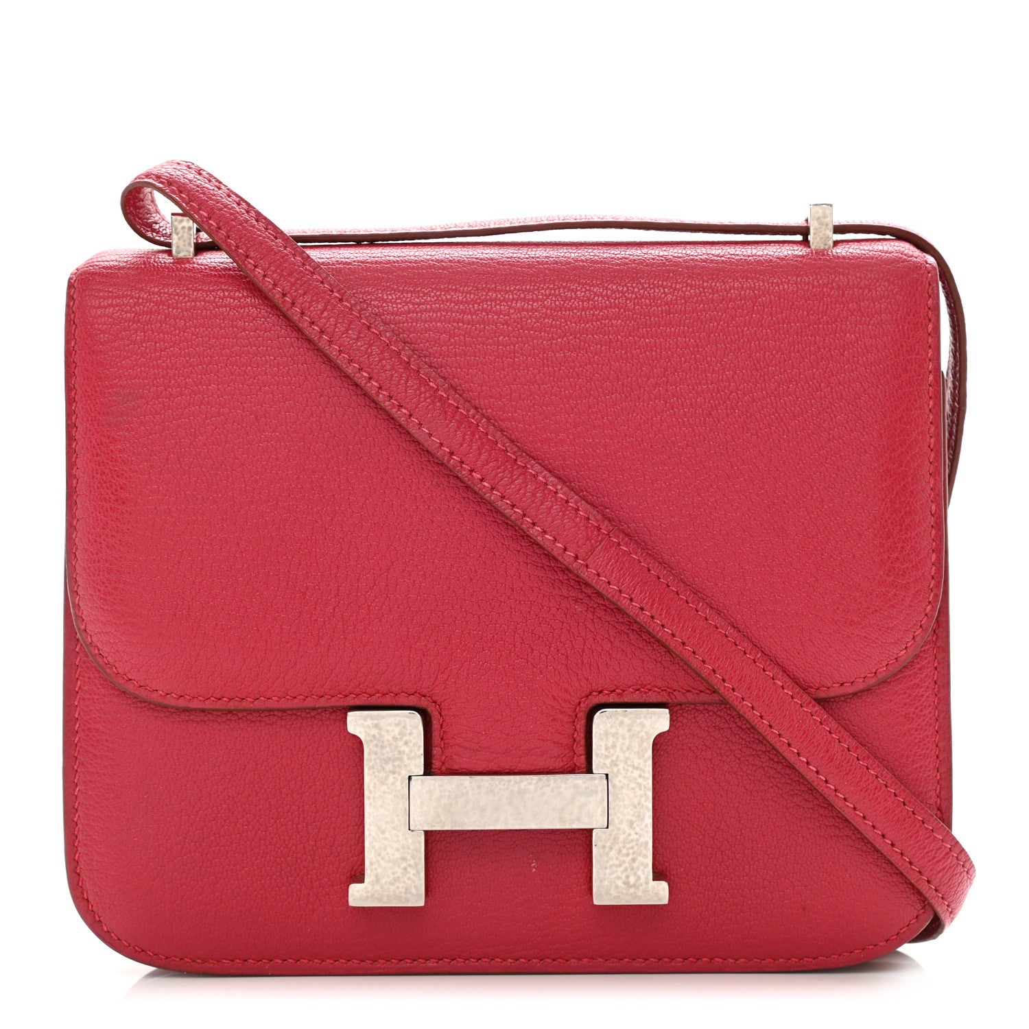 Hermes Chevre Mysore Martelee Constance 18 Framboise 1 of 15