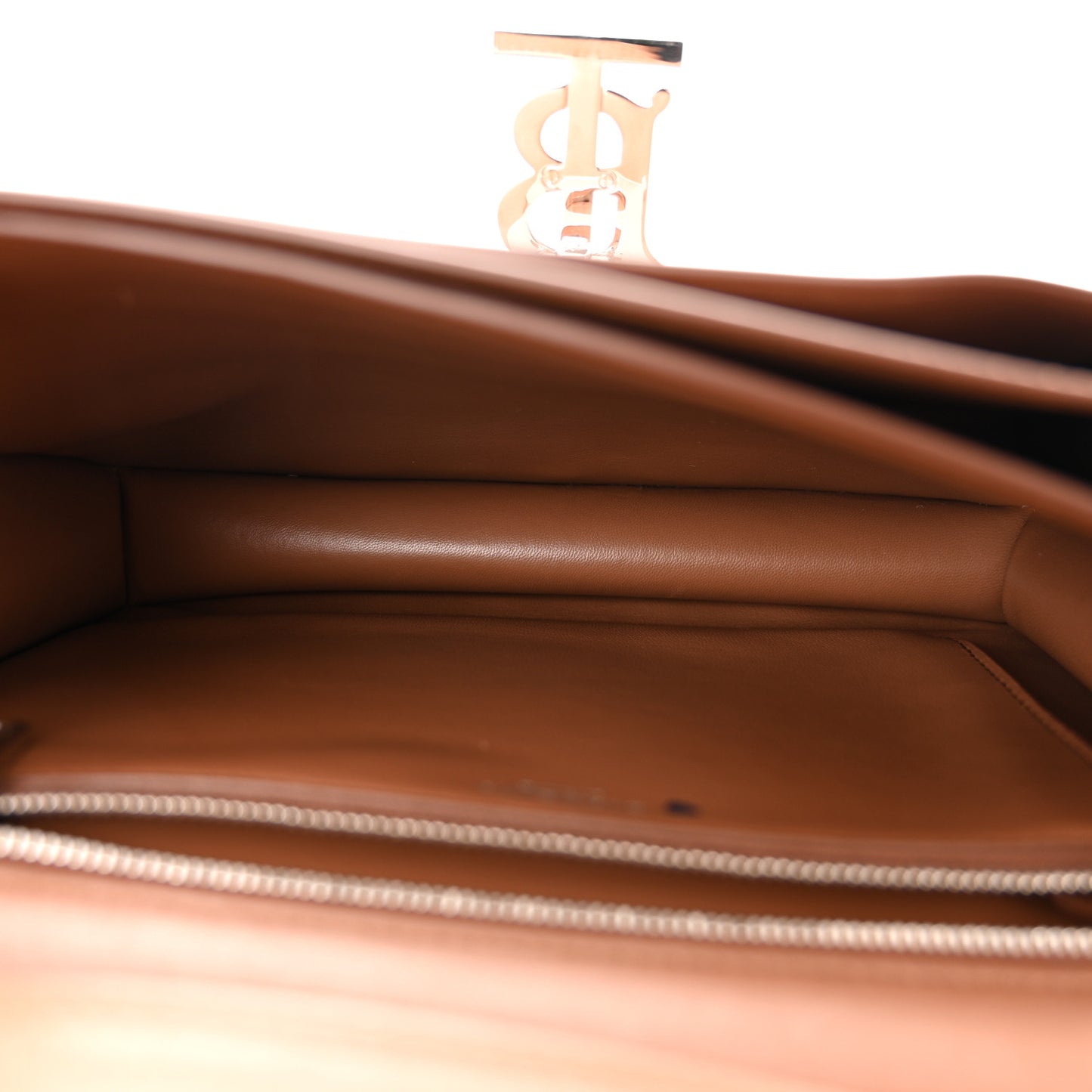 Calfskin Medium TB Bag Malt Brown