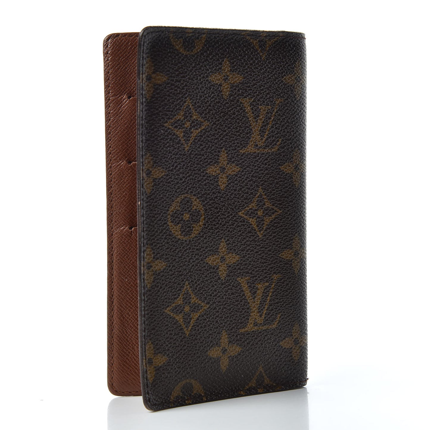 Monogram Checkbook Holder Case Wallet