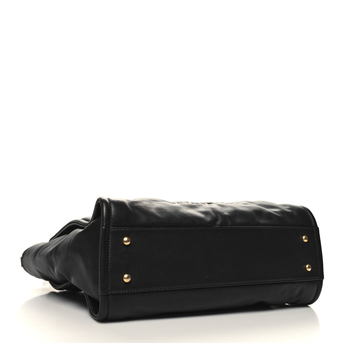 Calfskin Small Deauville Tote Black