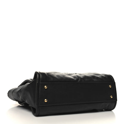 Chanel Calfskin Small Deauville Tote Black 4 of 11
