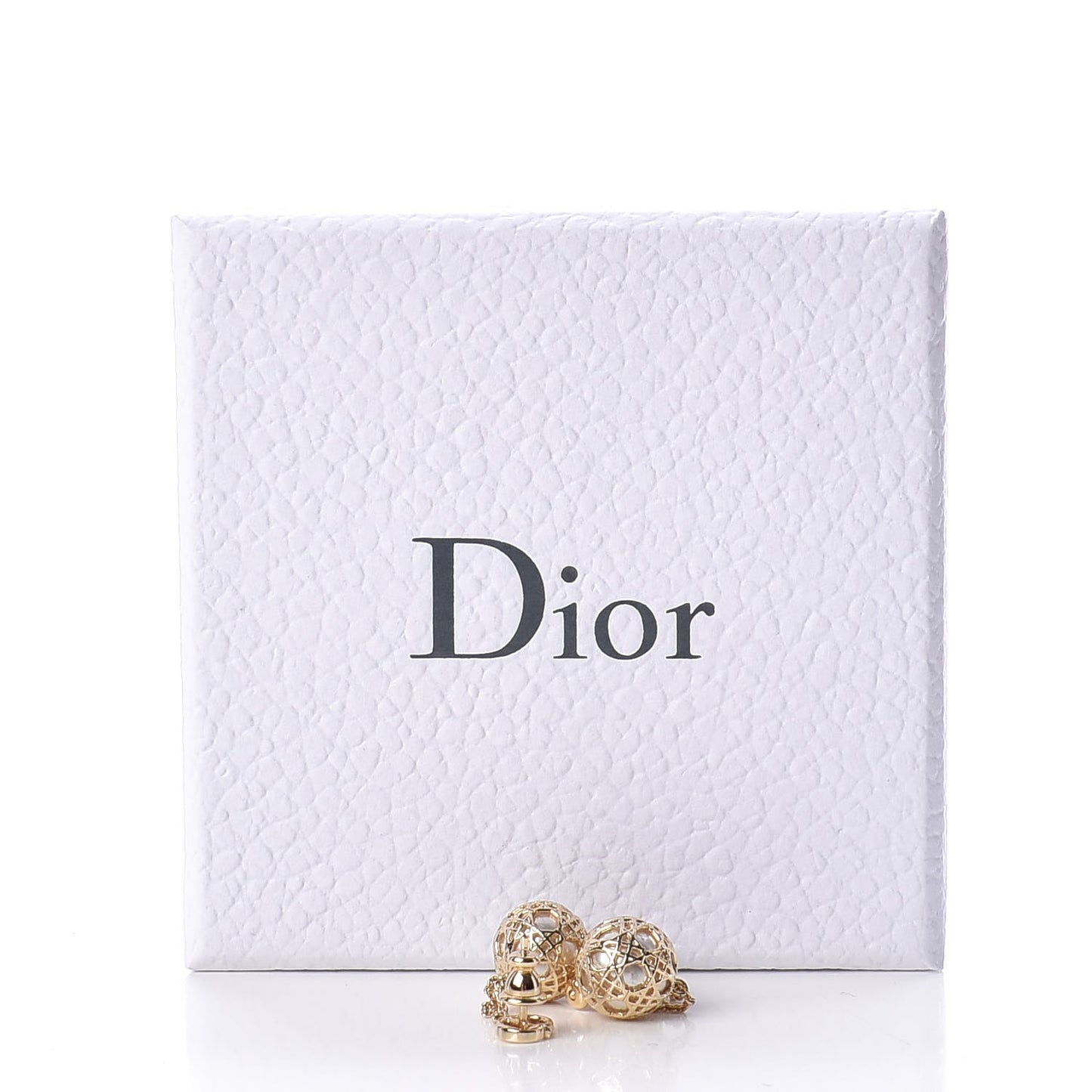 Pearl Secret Cannage Mise En Dior Tribales Dangle Earrings Gold