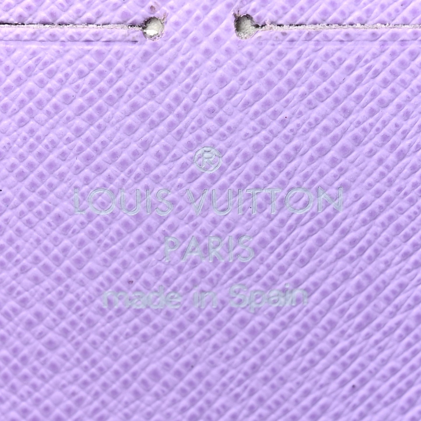 Monogram Multicolor Zippy Wallet  Black Violet