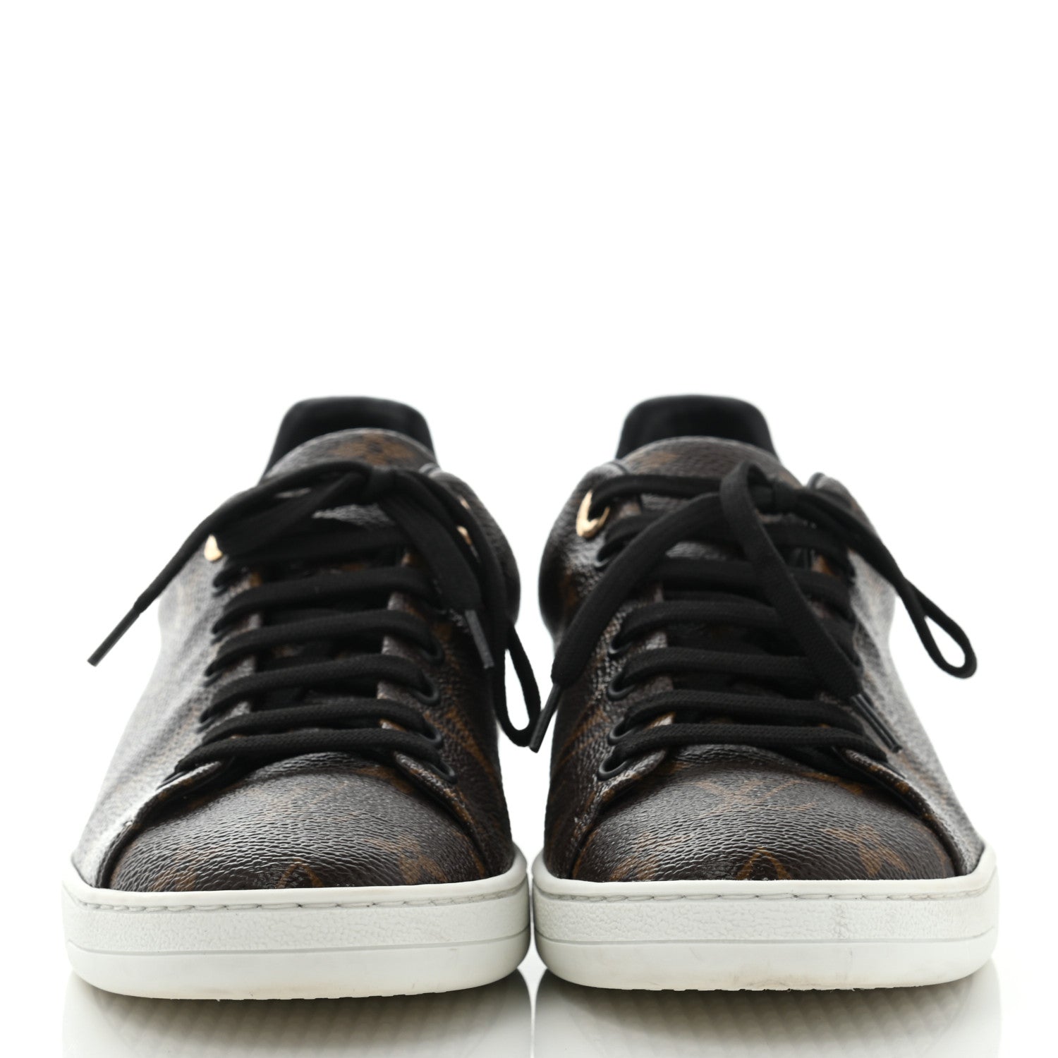 Louis Vuitton Patent Monogram Frontrow Sneakers 38.5 2 of 11
