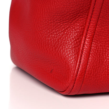 Gucci Pebbled Calfskin Medium Soho Shoulder Bag Red 12 of 12
