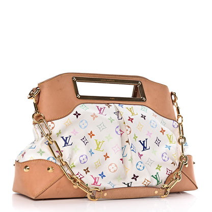 Louis Vuitton Monogram Multicolor Judy GM White 3 of 22