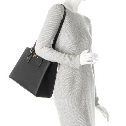 Louis Vuitton Taurillon City Steamer MM Black 2 of 6