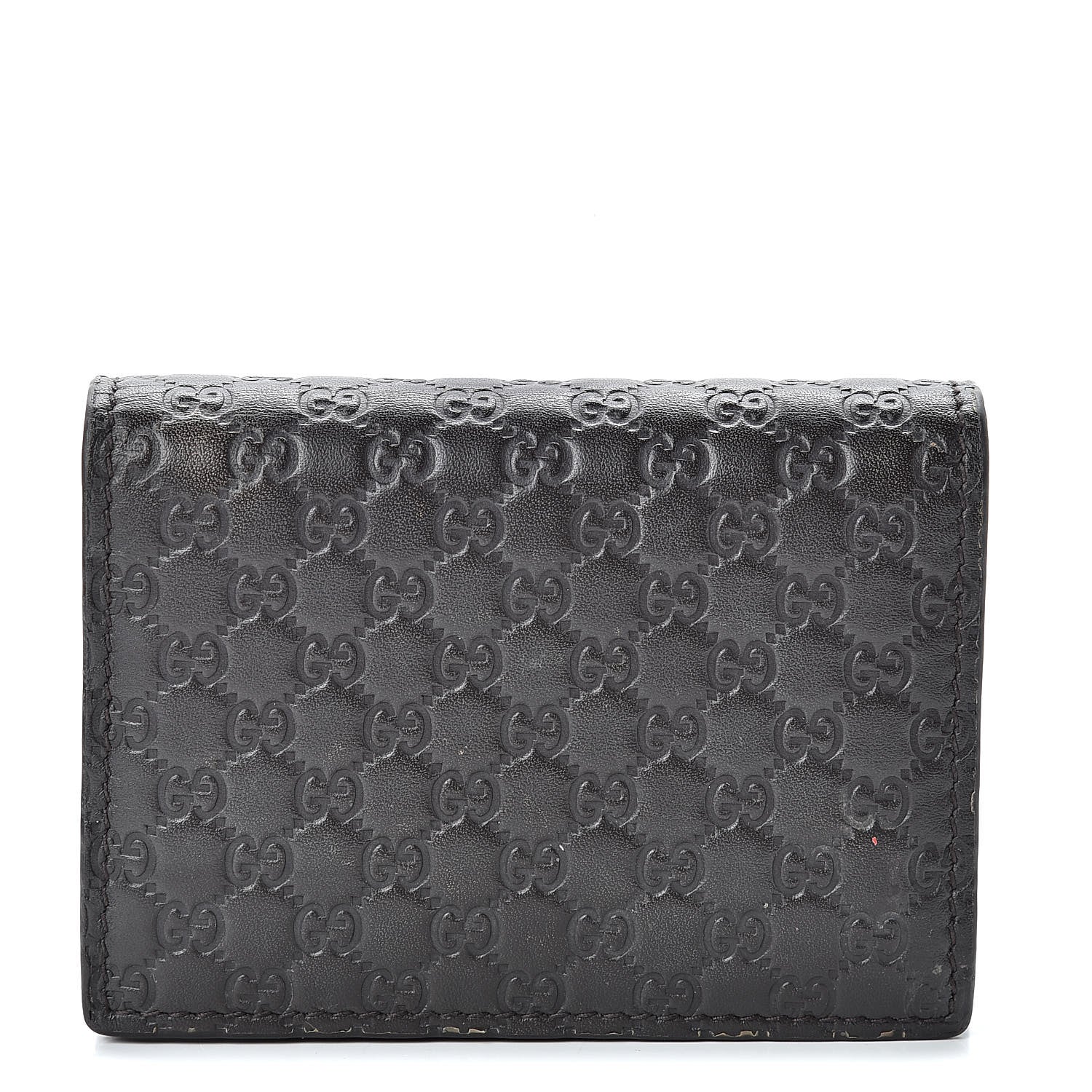 Gucci Microguccissima Card Case Wallet Black 1 of 13