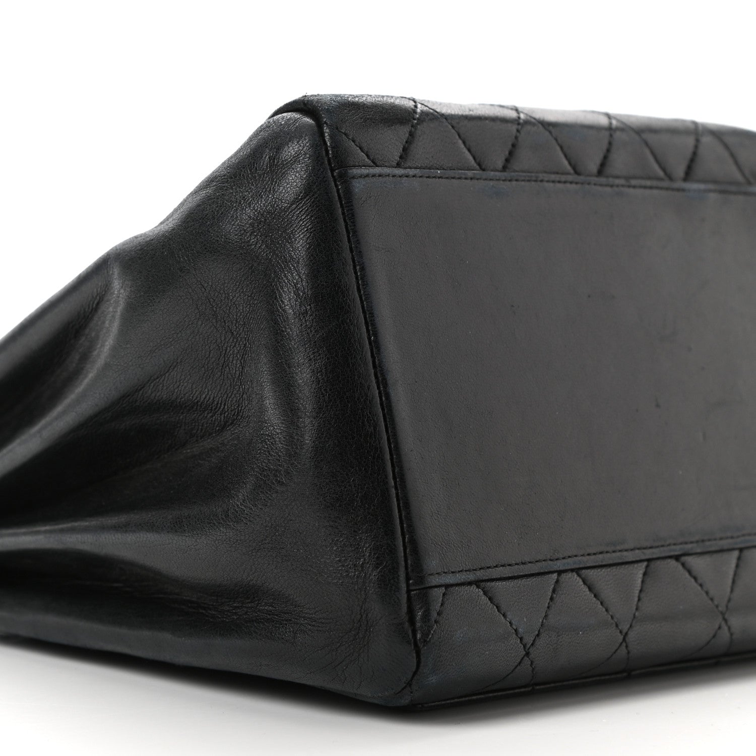 Chanel Lambskin Quilted Flap Bag Navy 6 of 23